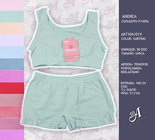 [AK7104/01V] CONJUNTO P/NIÑA