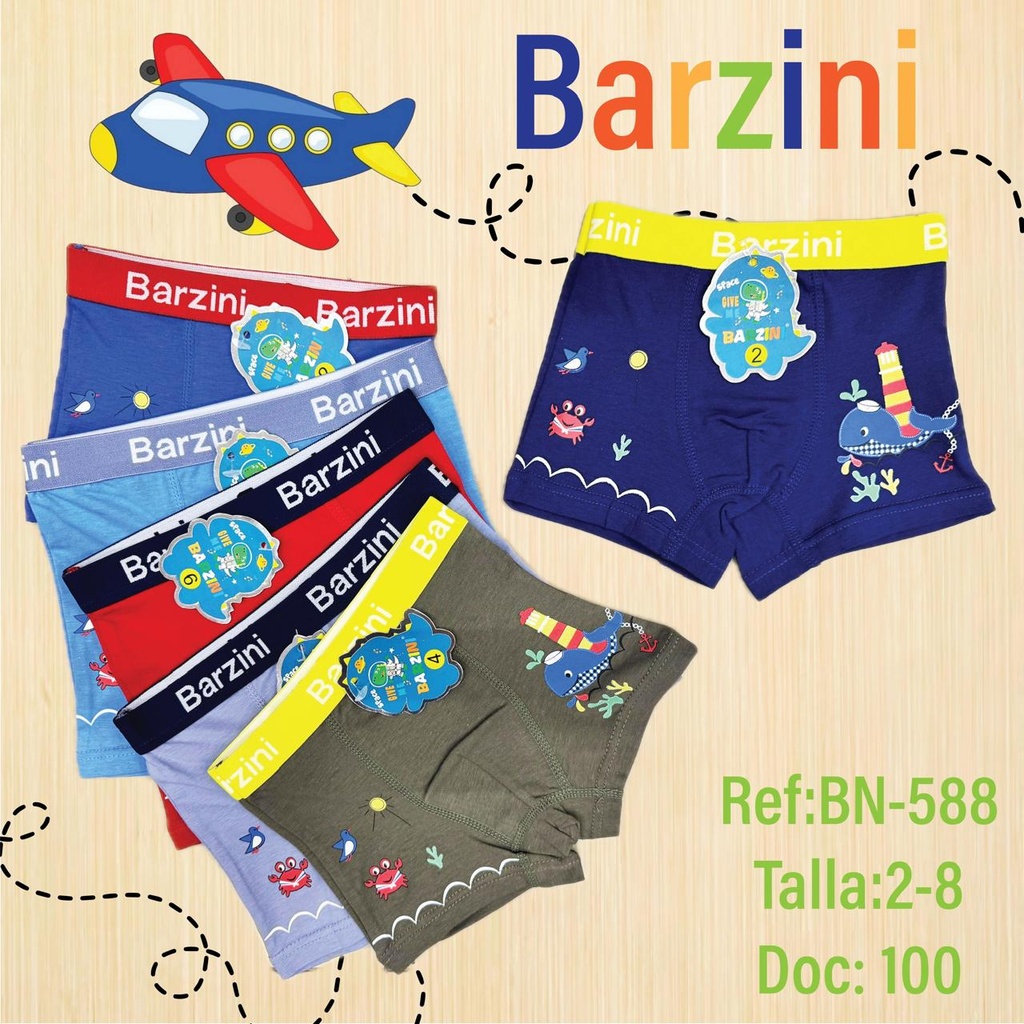 [BN-58X] BOXER 2-8 ALGODON