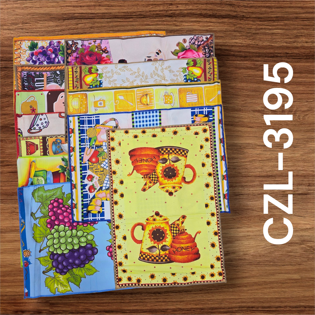 [CZL-3195TW] PAÑO COCINA ESTAMPADO