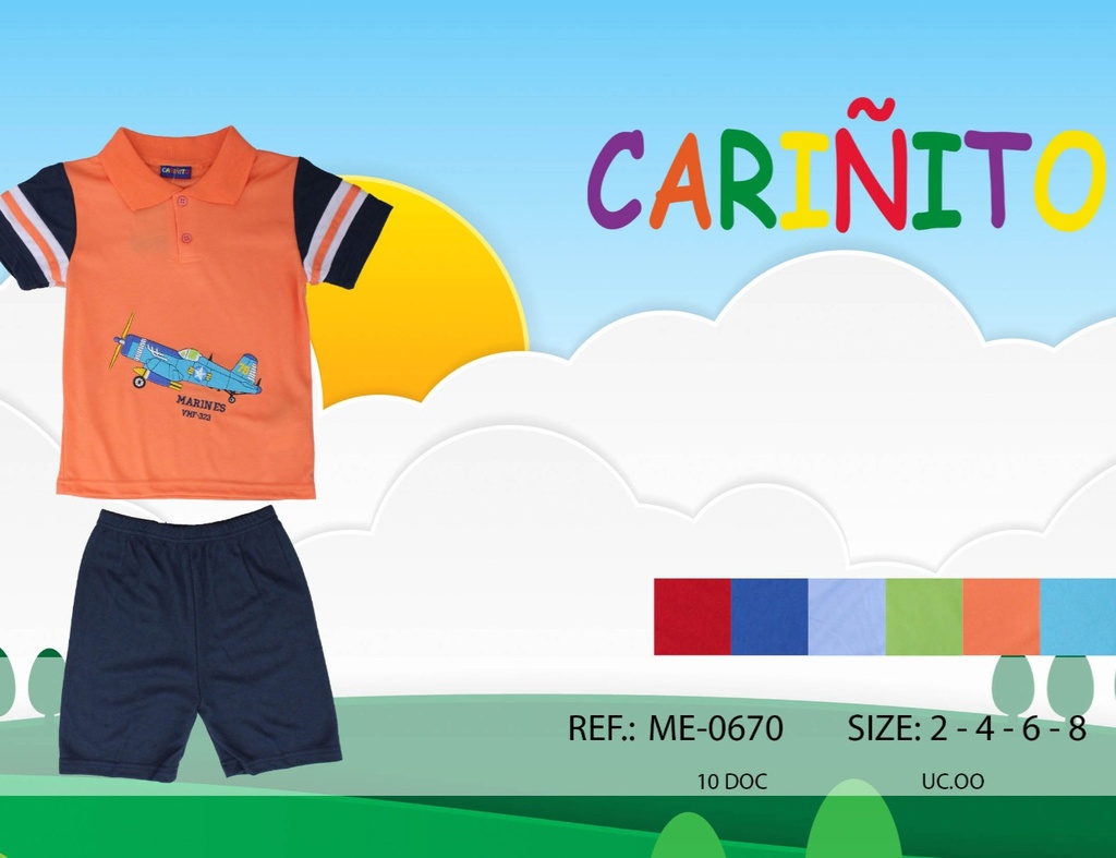 [ME-0670] CONJUNTO P/ NIÑOS