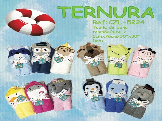 TOALLA BEBE 3D