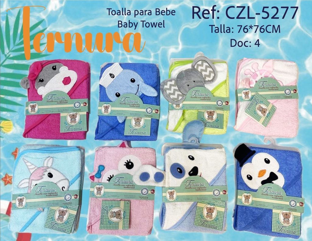 CZL-5277 TOALLA BEBE