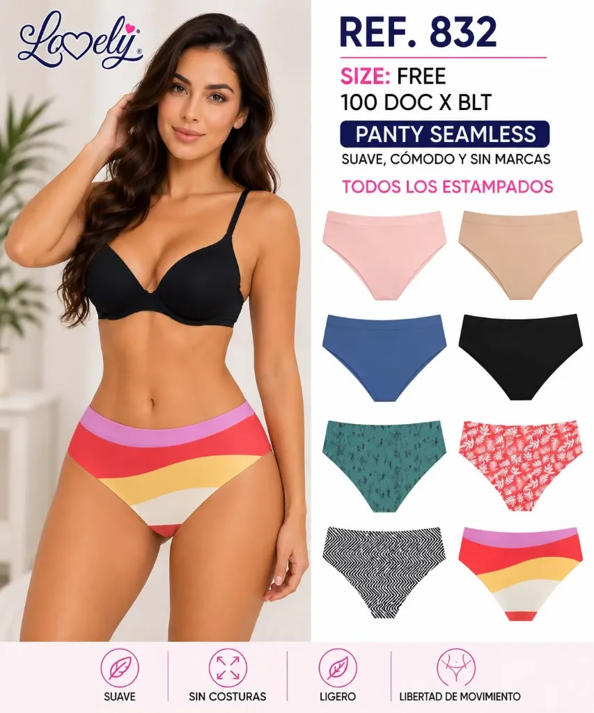 [832-P] PANTY DE DAMA