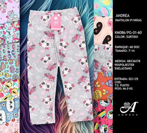 [KM086/PG-01-60] LEGGIN NIÑA PG01-60