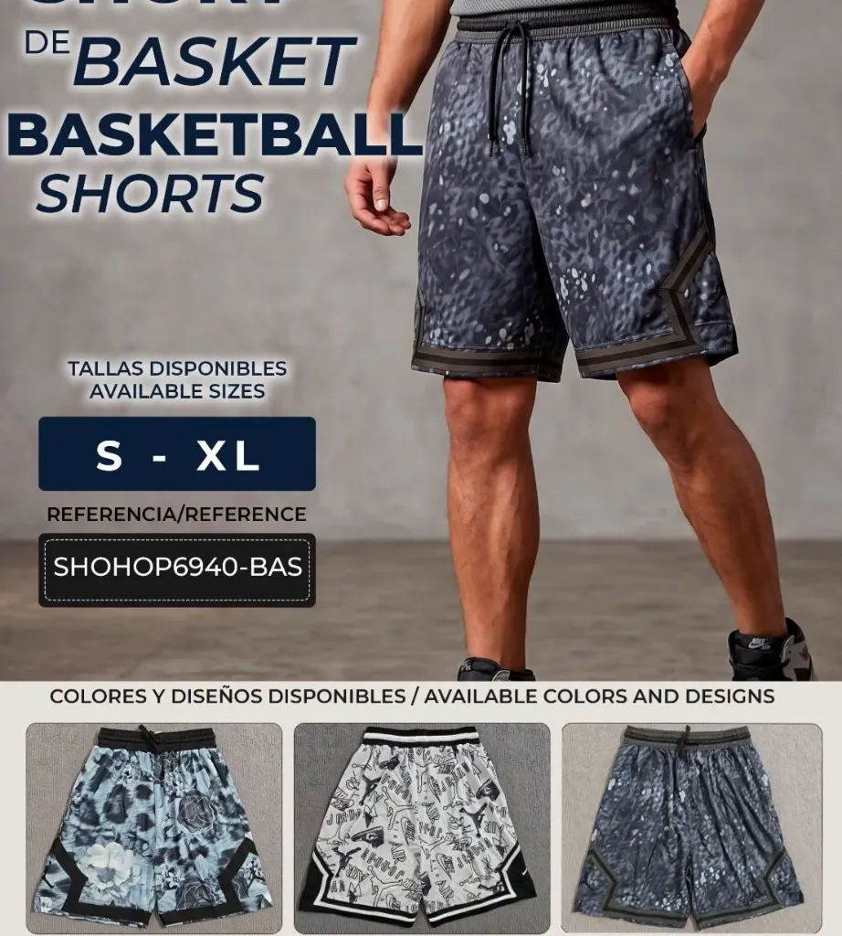 [SHOHOP6940-BAS] SHORT BASKET 6940