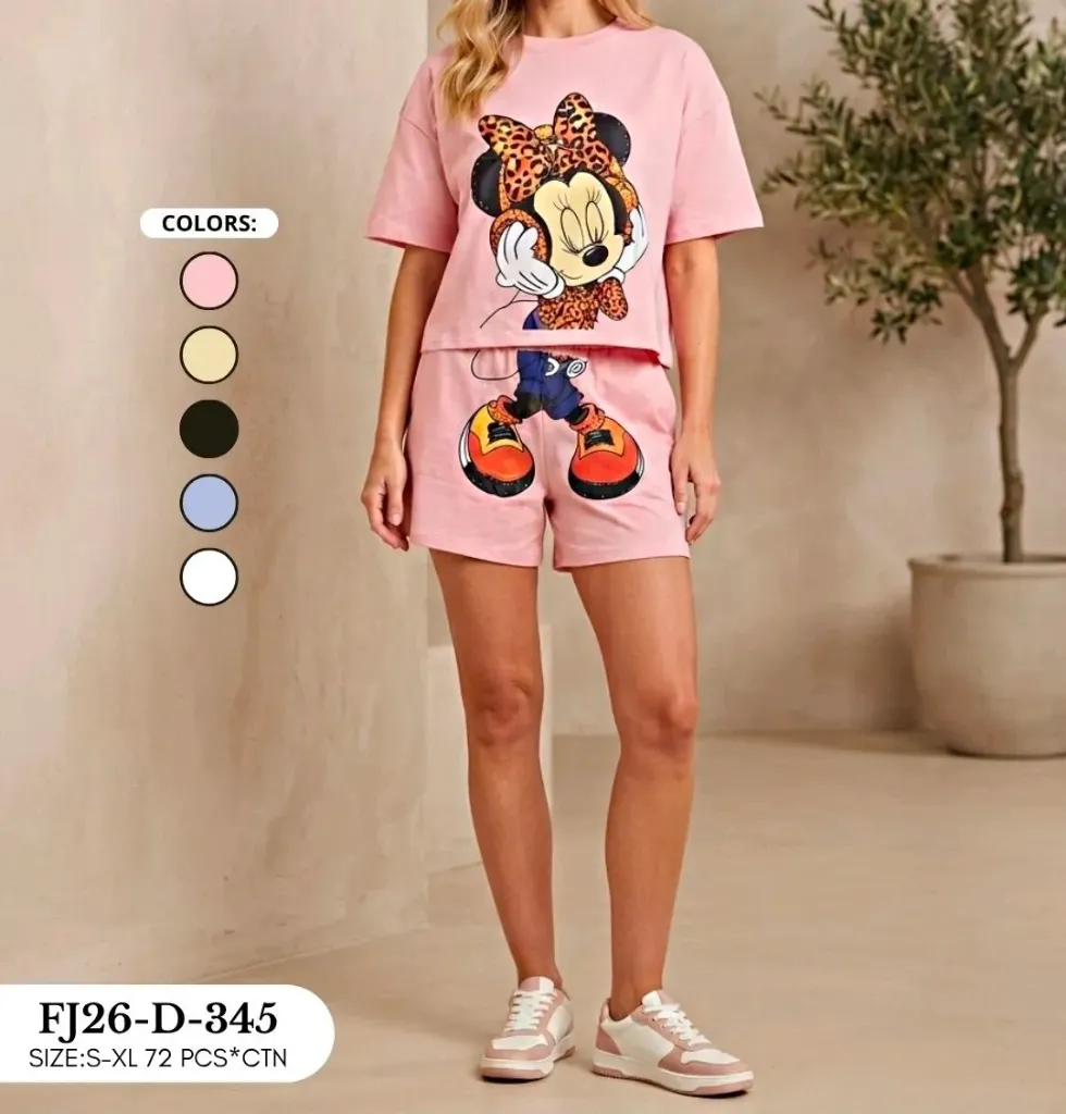CONJ. SHORT DAMA D345